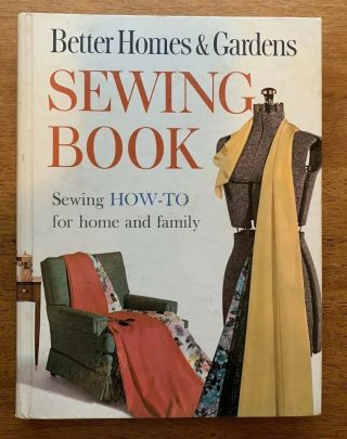 Better Homes And Gardens Sewing Book 1961 Hardcover Meredith Publishing