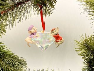 Disney Store Sketchbook Ornament The Rescuers Down Under Miss Bianca And Bernard