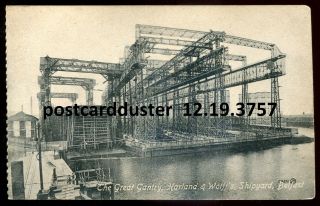 3757 - N.  Ireland Belfast 1910s Harland & Wolff 