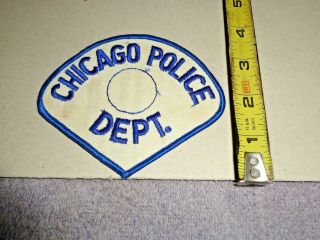Vintage Collectible Chicago Police Sew On Patch