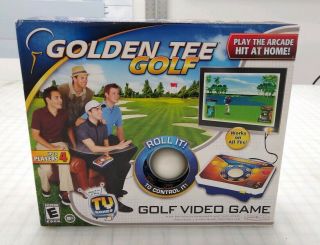 Jakks Pacific Golden Tee Golf Plug & Play Arcade Video Game Tv Edition