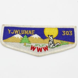 Boy Scout Yowlumne Lodge 303 Oa Flap Patch Bsa Www