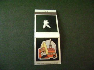 1 - Matchbook,  Playboy Club,  London,  England.  (dated 1978) Complete.