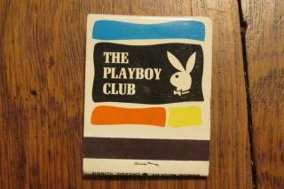Fb2 Vintage Matchbook Cover Full Unstruck Playboy Club London England