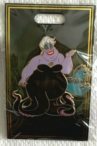 Disney Wdi D23 Expo Villains And Sidekicks Ursula,  Flotsam And Jetsam Pin