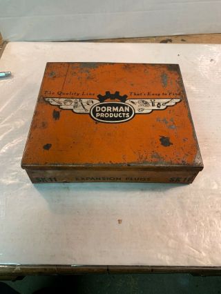 Vintage Dorman Products Store Display Metal Service Kit Sk11 Expansion Plugs