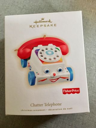2009 Hallmark Fisher Price Chatter Telephone Keepsake Ornament