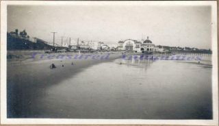 1915 Santa Cruz California Hotel Capitol Casino & Natatorium Beach Seaside Photo