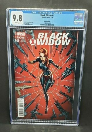Black Widow 1 J Scott Campbell Variant Cgc Graded 9.  8 Marvel Comics
