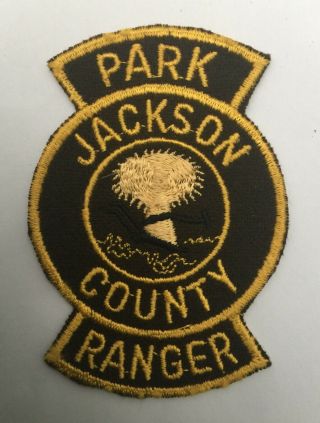 Jackson County Park Ranger,  Missouri Old Cheesecloth Shoulder Patch
