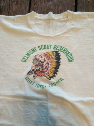 Vintage Boy Scout T Shirt - Delmont Scout Reservation - Valley Forge Council