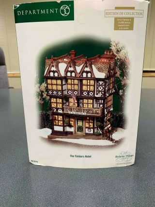 Department 56 Dickens Village The Timbers Hotel 58742