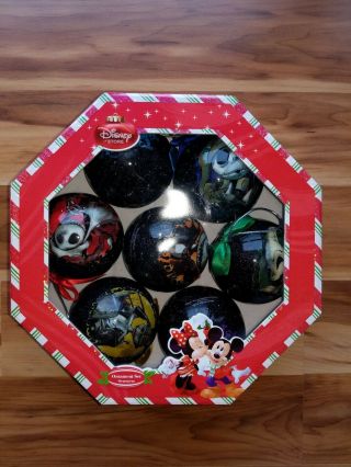 Nightmare Before Christmas Disney Store Exclusive 2007,  7 Piece Ornament Set