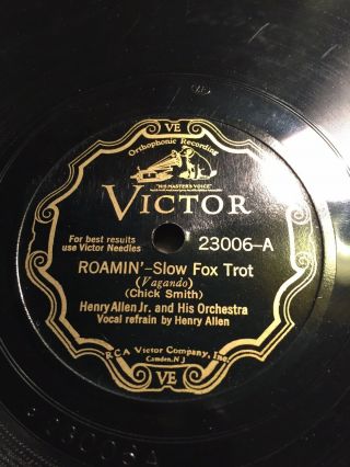 78 Rpm; Henry Allen Jr.  And His Orch; Roamin 