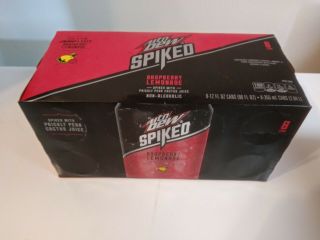 Mountain Dew Spiked Raspberry Lemonade 8 Pack Discontinued