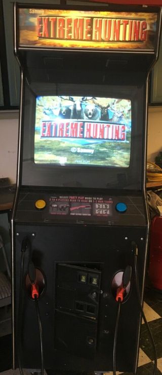 Large Full Size Sammy Extreme Hunter Arcade Game