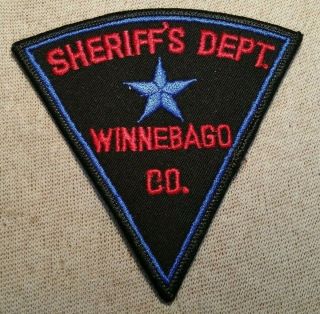 Wi Winnebago County Wisconsin Sheriff Patch (4in)