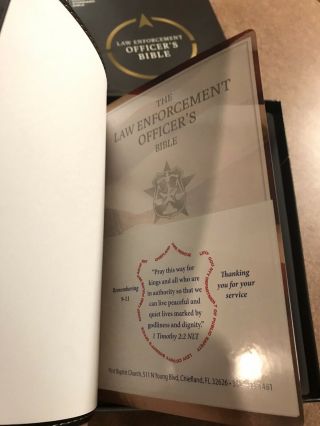 Law Enforcements Officers Bible