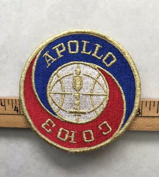 Nasa Apollo Soyuz Patch Us Russia Joint Space Mission 4 " Round Embroidered Patch
