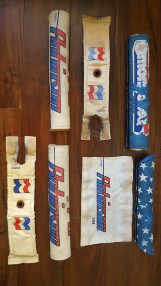 Vintage 1980s Robinson Old School Bmx Bicycle Pads