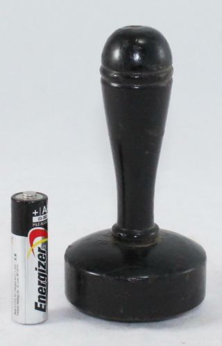 Vintage - Wood Sock Darner - 4 1/2 " X 2 1/8 " - Black - Mending Tool