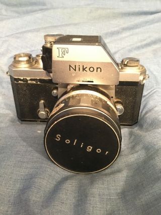 Vintage 1969 Nikon F 35mm Slr Film Camera