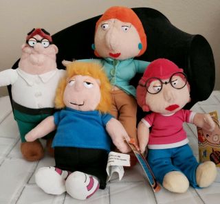 Family Guy Stuff Dolls - Peter 8 ",  Lois 8.  5 " Meg 8 ",  Chris 8 "