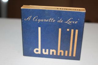 Vintage Dunhill Cigarette Package Pack Tobacco Sign Empty Display Only