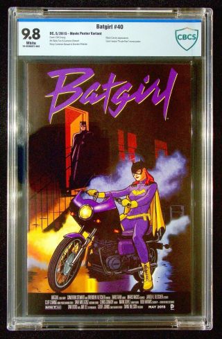 Batgirl 40 (2015) Cbcs 9.  8 Prince Purple Rain Movie Poster Variant Black Canary