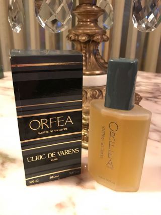 Vintage Orfea Parfum De Toilette Spray Ulric De Varens Paris 3.  4 Fl Oz