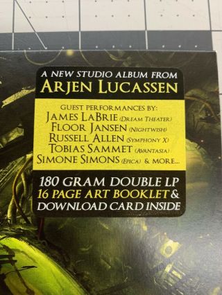 Ayreon: The Source 2017 180g Black Vinyl double LP,  Signed by Arjen Albums 3