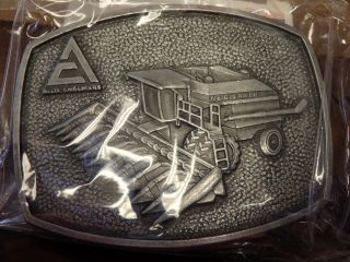 Allis - Chalmers Gleaner Belt Buckle Featuring N6 With 12 Row Head Nos