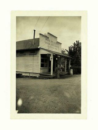 Shively,  Humboldt Ca.  Kemp General Merchandise Store & Post Office 1930 