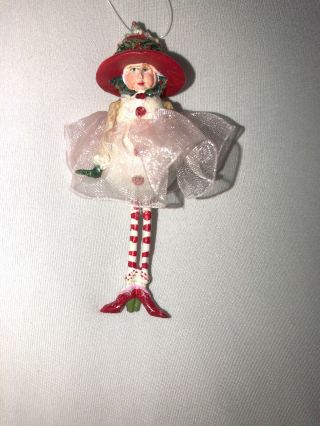 Dept 56 Christmas Krinkles By Patience Brewster Snowman Elf Mother Ornament Euc