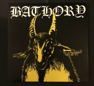 Bathory Yellow Goat Vinyl Lp Mayhem Darkthrone Venom Celtic Frost Emperor Morbid