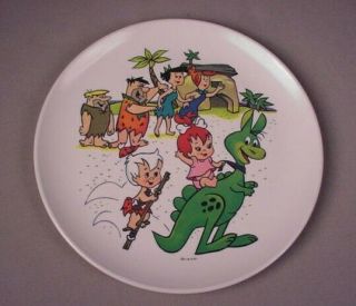 Vintage The Flintstones Dinner Plate 1960 