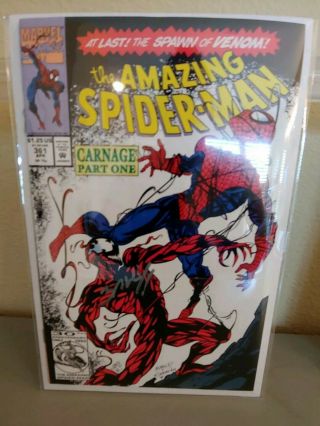 The Spider - Man 361 1st Print & Full Appearance Of Carnage - Signature