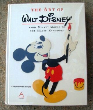 The Art Of Walt Disney 1973 Christopher Finch Dust Jacket 458 Pgs Hardcover Book