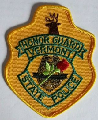 Commemorative Patch: Vermont State Police Honor Guard