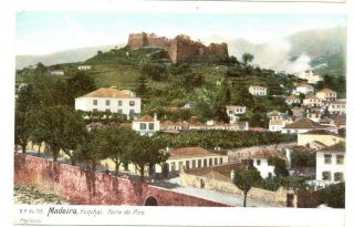 6 Postcards Portugal Madeira People Towns Farming Sugar Cane Bananas Railway