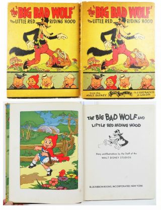 1934 The Big Bad Wolf & Little Red Riding Hood; Walt Disney Silly Symphonies