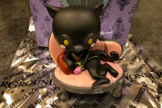 Disney Haunted Mansion Of Cute Vinyl Vinylmation Black Cat Chaser Maruyama