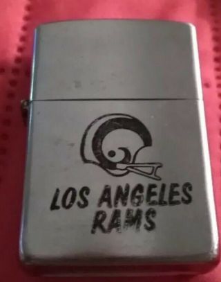 Vintage 1970s Los Angeles Rams Lighter,  Old Stock.
