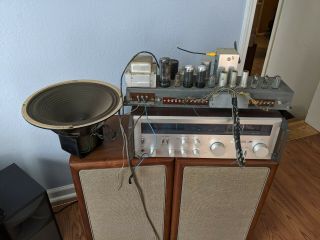 Vintage Hammond Organ M3 Amplifier  With Field Coil Speaker
