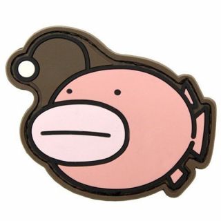 Girls Und Panzer Anglerfish Character Cospa Pvc Patch Wappen Badge Anime Art