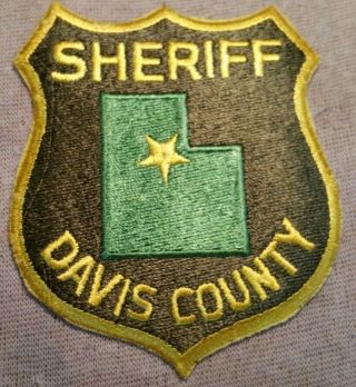 Ut Davis County Utah Sheriff Patch