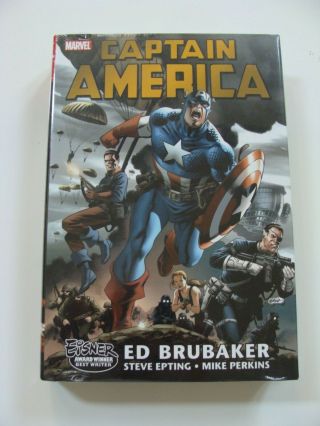 Captain America Vol.  1 Omnibus Hardcover Marvel Comics Ed Brubaker