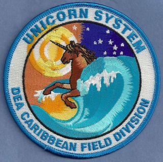 Dea Caribbean Field Division Unicorn System Shoulder Patch