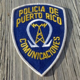 Policia De Puerto Rico Pr Communicaciones Police 5 " Patch