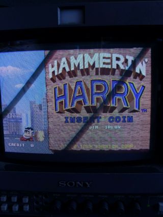 Hammerin Harry 1990 Irem Jamma Arcade Pcb